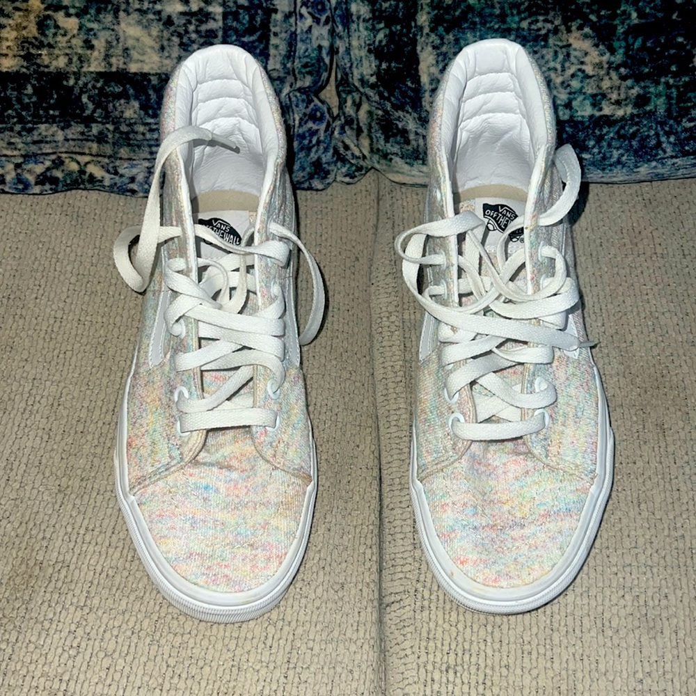 Vans Pastel Knit Hightop Sneakers